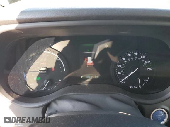2021 Toyota Sienna LE with VIN 5TDKRKEC1MS044265, listed as a Copart auction lot 65246005 with 84,187 mi miles and Salvage title. Bid and sale history available at DreamBid. Image 9.