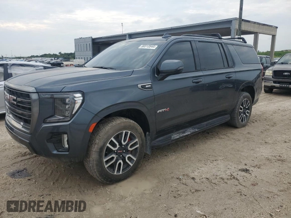 2021 GMC Yukon XL AT4 with VIN 1GKS2HKD4MR293229, listed as a Copart auction lot 66513544 with 89,303 mi miles and Salvage Title. Bid and sale history available at carsss.com. Image 1.