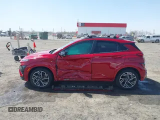 2023 Hyundai Kona N Line with VIN KM8K33A39PU951418, listed as a IAAI auction lot 41834000 with 31,046 mi miles and . Bid and sale history available at carsss.com. Image 14.