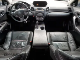 2015 Acura RDX Tech Pkg with VIN 5J8TB3H59FL005733, listed as a Copart auction lot 50652225 with 124,559 mi miles and Salvage Title. Bid and sale history available at carsss.com. Image 8.