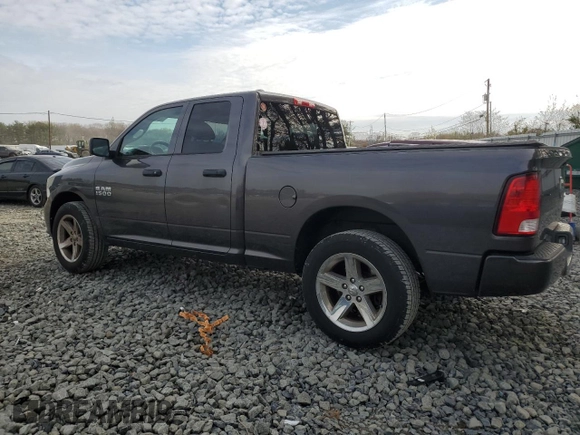 2017 Ram 1500 Express with VIN 1C6RR7FG9HS826900, listed as a Copart auction lot 52293405 with 54,095 mi miles and Salvage Title. Bid and sale history available at carsss.com. Image 2.