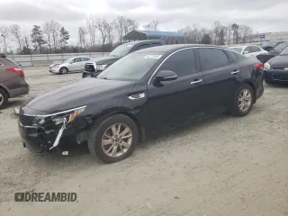 2016 Kia Optima LX with VIN 5XXGT4L34GG102350, listed as a Copart auction lot 44773335 with 134,464 mi miles and Salvage Title. Bid and sale history available at carsss.com. Image 1.