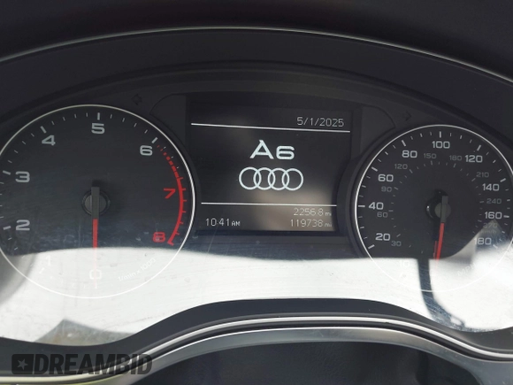2012 Audi A6 Premium Plus with VIN WAUBGAFC7CN005955, listed as a IAAI auction lot 42158604 with 119,738 mi miles and . Bid and sale history available at DreamBid. Image 7.