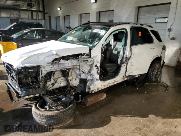 2021 Mercedes-Benz GLE 350 with VIN 4JGFB4KB5MA384170, listed as a Copart auction lot 43193145 with Not provided miles and Non repairable. Bid and sale history available at DreamBid. Image 1.