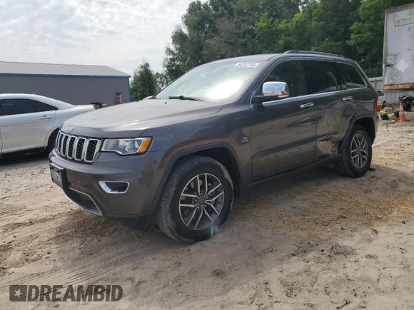 2021 Jeep Grand Cherokee Limited with VIN 1C4RJEBG9MC679475, listed as a Copart auction lot 56282755 with 86,076 mi miles and Salvage title. Bid and sale history available at DreamBid. Image 1.