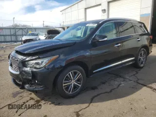 2019 Infiniti QX60 Luxe with VIN 5N1DL0MM1KC515933, listed as a Copart auction lot 45717005 with 80,738 mi miles and Salvage Title. Bid and sale history available at DreamBid. Image 1.