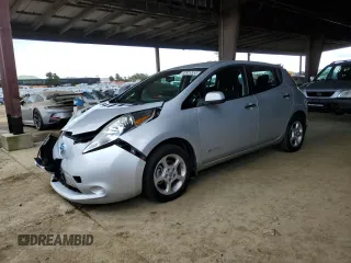 2013 Nissan LEAF SL with VIN 1N4AZ0CP5DC404067, listed as a Copart auction lot 50929955 with 37,484 mi miles and Salvage Title. Bid and sale history available at carsss.com. Image 1.