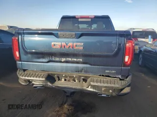 2022 GMC Sierra 1500 Limited SLT with VIN 3GTU9DET4NG208306, listed as a Copart auction lot 84487394 with 27,423 mi miles and Salvage Title. Bid and sale history available at carsss.com. Image 6.