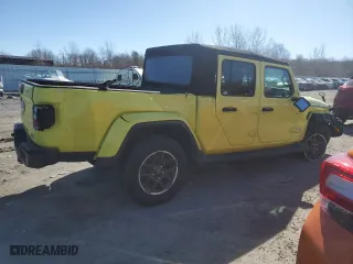 2023 Jeep Gladiator Overland with VIN 1C6HJTFG9PL547578, listed as a Copart auction lot 47018785 with 36,010 mi miles and Salvage Title. Bid and sale history available at carsss.com. Image 3.