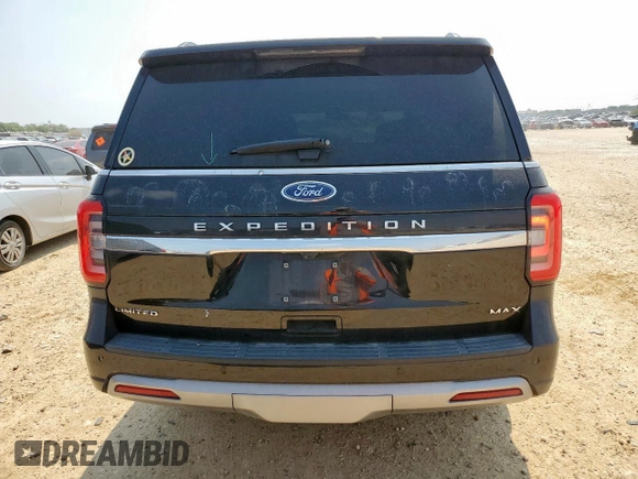 2022 Ford Expedition Max Limited with VIN 1FMJK2AT6NEA41838, listed as a Copart auction lot 57879745 with 85,269 mi miles and Clean title. Bid and sale history available at DreamBid. Image 6.