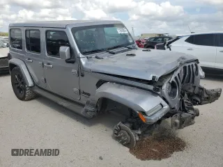 2021 Jeep Wrangler Unlimited Sahara High Altitude с VIN 1C4HJXEG2MW620527, выставлен на аукционе Copart как лот 72848894 с пробегом 65 598 миль миль и Списание • Salvage title. История ставок и продаж доступна на DreamBid. Изображение 4.
