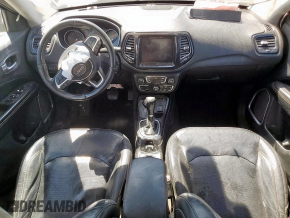 2018 Jeep Compass Limited with VIN 3C4NJDCB5JT332771, listed as a Copart auction lot 50347145 with 173,687 mi miles and Salvage Title. Bid and sale history available at DreamBid. Image 8.