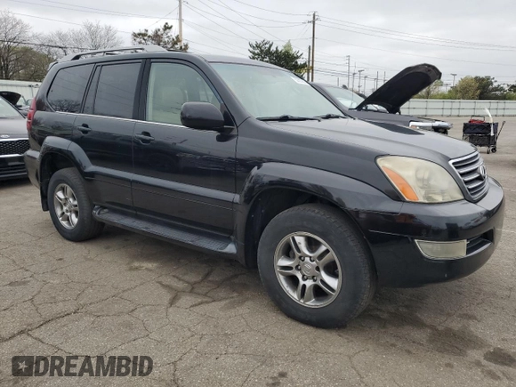2007 Lexus GX with VIN JTJBT20X470126331, listed as a Copart auction lot 52937985 with 312,671 mi miles and Clean Title. Bid and sale history available at carsss.com. Image 4.