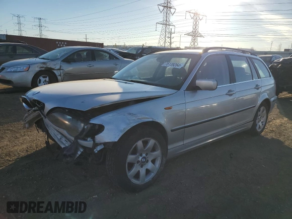 2004 BMW 3 Series 325xi with VIN WBAEP33454PF03604, listed as a Copart auction lot 76139264 with 0 mi miles and Salvage Title. Bid and sale history available at carsss.com. Image 1.