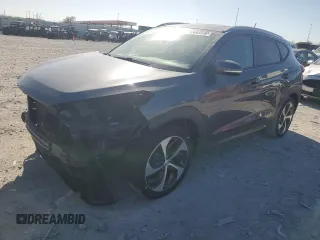 2016 Hyundai Tucson Limited z VIN KM8J33A24GU052274, wystawiony jako Copart lot #53065525 z przebiegiem 60 750 mil mil oraz Szkoda całkowita • Salvage title. Historia ofert i sprzedaży dostępna na DreamBid. Obrazek 1.
