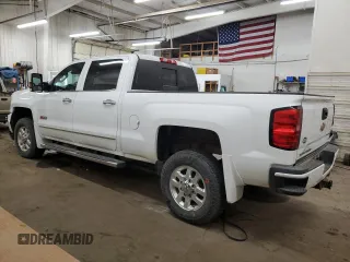 2015 Chevrolet Silverado 3500HD LTZ with VIN 1GC4K0E80FF599384, listed as a Copart auction lot 76975984 with 73,351 mi miles and Salvage Title. Bid and sale history available at carsss.com. Image 2.