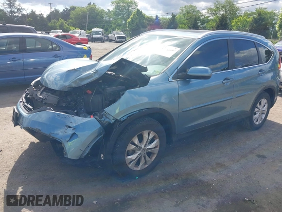 2013 Honda CR-V EX-L with VIN 5J6RM4H77DL073451, listed as a IAAI auction lot 42343597 with 90,999 mi miles and . Bid and sale history available at DreamBid. Image 17.
