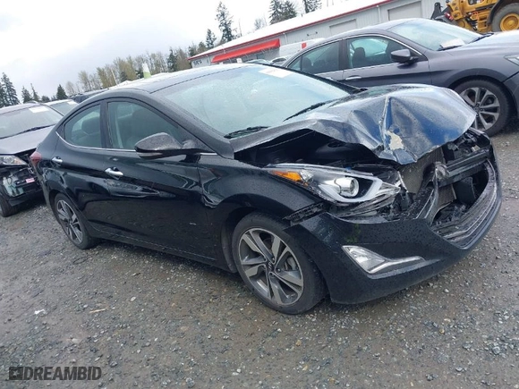 2014 Hyundai Elantra SE with VIN KMHDH4AE0EU087194, listed as a IAAI auction lot 41992825 with 59,484 mi miles. Bid and sale history available at carsss.com. Image 1.