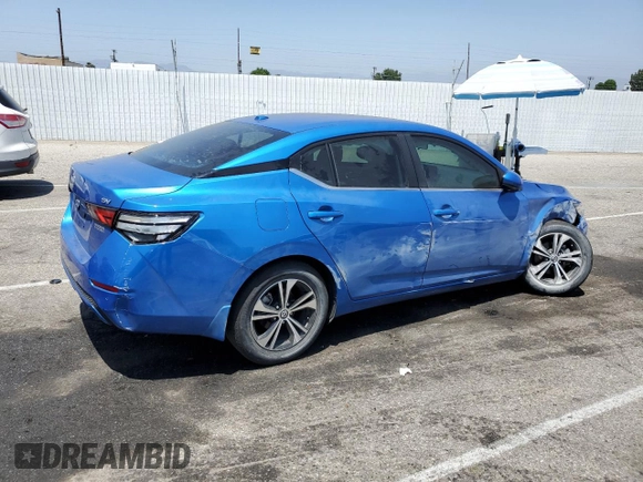 2020 Nissan Sentra SV z VIN 3N1AB8CV6LY208286, wystawiony jako Copart lot #58411735 z przebiegiem 36 808 mil mil oraz Szkoda całkowita • Salvage title. Historia ofert i sprzedaży dostępna na DreamBid. Obrazek 3.