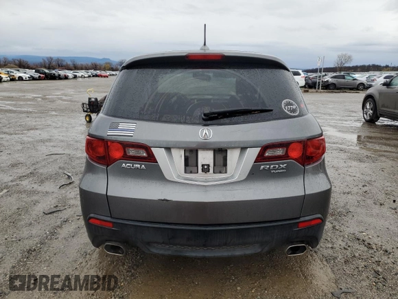 2012 Acura RDX with VIN 5J8TB2H24CA000480, listed as a Copart auction lot 85819134 with 196,602 mi miles and Salvage Title. Bid and sale history available at carsss.com. Image 6.