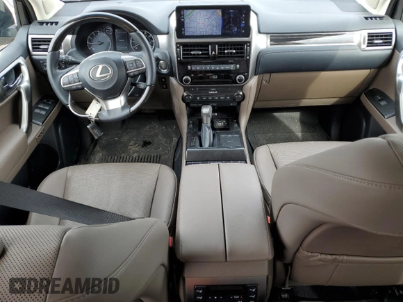 2023 Lexus GX with VIN JTJAM7BX6P5365787, listed as a Copart auction lot 45488285 with 22,101 mi miles and Salvage Title. Bid and sale history available at carsss.com. Image 8.
