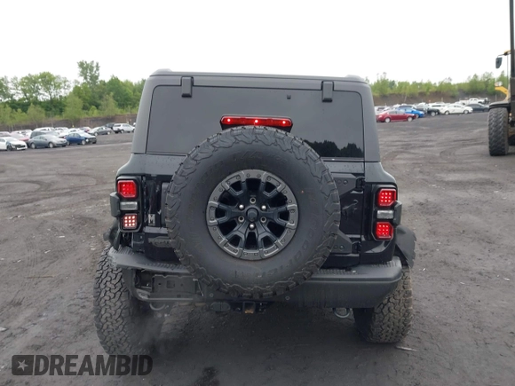 2023 Ford Bronco Raptor with VIN 1FMEE5JR9PLB23222, listed as a IAAI auction lot 42376438 with 7,447 mi miles and . Bid and sale history available at DreamBid. Image 16.