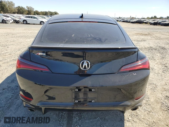 2024 Acura Integra w/A-Spec Technology Package with VIN 19UDE4H60RA022530, listed as a Copart auction lot 72598544 with 6,505 mi miles and Salvage Title. Bid and sale history available at carsss.com. Image 6.
