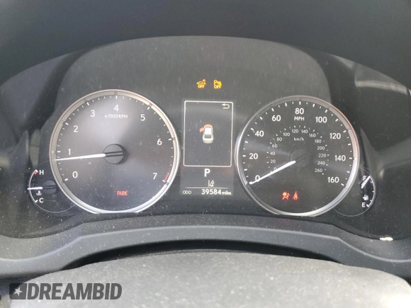 2021 Lexus IS 300 with VIN JTHC81F27M5044864, listed as a Copart auction lot 87612335 with 39,584 mi miles and Salvage title. Bid and sale history available at DreamBid. Image 9.