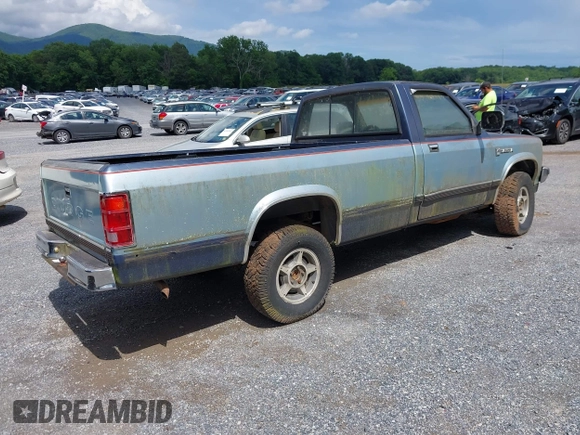 1987 Dodge Dakota с VIN 1B7GR14M9HS404759, выставлен на аукционе IAAI как лот 42513734 с пробегом 95 125 миль миль и . История ставок и продаж доступна на DreamBid. Изображение 4.