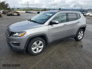 2020 Jeep Compass Latitude w/Sun/Safety Pkg with VIN 3C4NJCBB2LT117993, listed as a Copart auction lot 50979565 with NaN miles and Salvage Title. Bid and sale history available at carsss.com. Image 1.