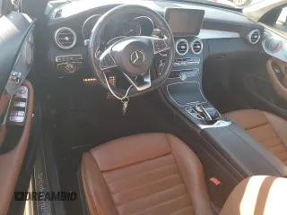 2018 Mercedes-Benz C 300 with VIN WDDWK4KB0JF622077, listed as a Copart auction lot 38075154 with 58,696 mi miles and Salvage title. Bid and sale history available at DreamBid. Image 8.