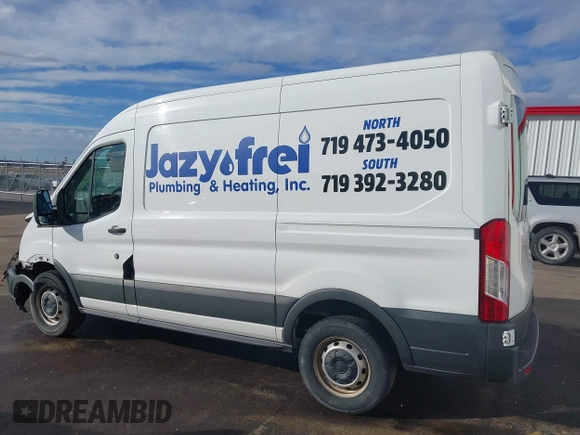 2017 Ford Transit with VIN 1FTYR1CM6HKA89795, listed as a IAAI auction lot 41654927 with 96,489 mi miles and . Bid and sale history available at DreamBid. Image 15.