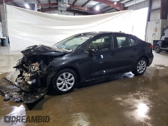 2021 Toyota Corolla LE with VIN JTDEPMAE0MJ184116, listed as a Copart auction lot 44659355 with 52,497 mi miles and Salvage Title. Bid and sale history available at carsss.com. Image 1.