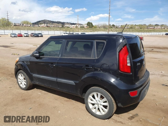 2013 Kia Soul + with VIN KNDJT2A66D7496669, listed as a Copart auction lot 54548325 with 102,214 mi miles and Clean Title. Bid and sale history available at DreamBid. Image 2.