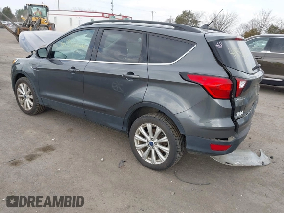 2019 Ford Escape SEL with VIN 1FMCU9HD1KUB75409, listed as a IAAI auction lot 41843350 with 91,835 mi miles. Bid and sale history available at carsss.com. Image 3.