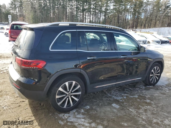 2020 Mercedes-Benz GLB with VIN W1N4M4HB7LW016161, listed as a Copart auction lot 46401815 with 58,191 mi miles and Clean Title. Bid and sale history available at carsss.com. Image 3.