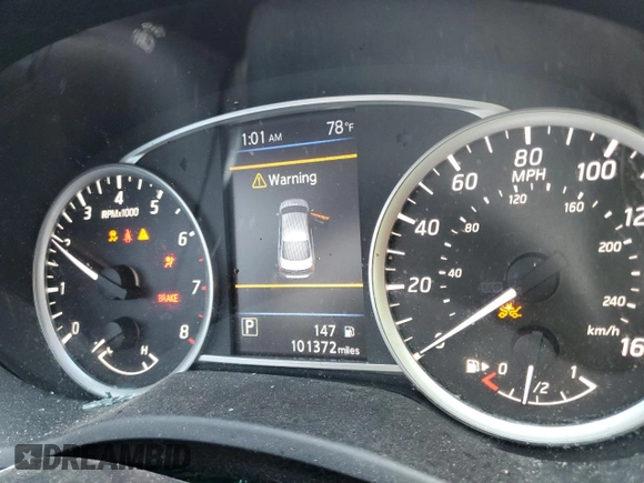 2019 Nissan Sentra S with VIN 3N1AB7AP6KY274978, listed as a Copart auction lot 79654974 with 101,372 mi miles and Salvage Title. Bid and sale history available at DreamBid. Image 9.