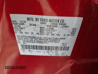 2007 Ford Edge SE z VIN 2FMDK36C77BB43711, wystawiony jako IAAI lot #41811281 z przebiegiem 133 623 mil mil oraz . Historia ofert i sprzedaży dostępna na DreamBid. Obrazek 9.