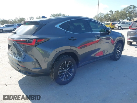 2024 Lexus NX 250 Premium with VIN 2T2GDCAZ8RC013255, listed as a IAAI auction lot 41503797 with 11,979 mi miles and . Bid and sale history available at DreamBid. Image 4.