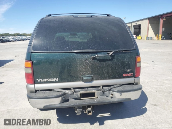 2002 GMC Yukon SLT with VIN 1GKEC13Z72J252553, listed as a Copart auction lot 75914064 with 0 mi miles and Salvage Title. Bid and sale history available at carsss.com. Image 6.