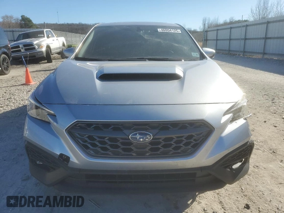 2022 Subaru WRX Premium with VIN JF1VBAF67N9023513, listed as a Copart auction lot 46954125 with 15,585 mi miles and Salvage Title. Bid and sale history available at carsss.com. Image 5.
