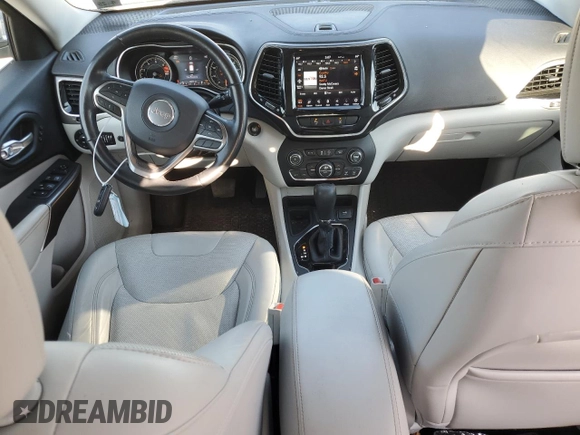 2020 Jeep Cherokee Limited with VIN 1C4PJLDB8LD631830, listed as a Copart auction lot 47124705 with 38,276 mi miles and Salvage Title. Bid and sale history available at carsss.com. Image 8.