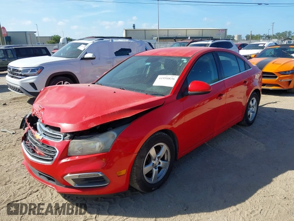 2015 Chevrolet Cruze LT with VIN 1G1PC5SB9F7106666, listed as a IAAI auction lot 41950836 with 234,790 mi miles and . Bid and sale history available at DreamBid. Image 17.