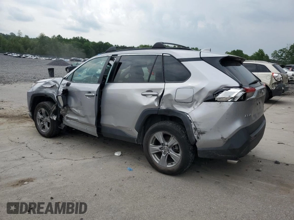 2022 Toyota RAV4 Hybrid XLE z VIN 4T3RWRFVXNU050291, wystawiony jako Copart lot #59721295 z przebiegiem 83 752 mil mil oraz Szkoda całkowita • Salvage title. Historia ofert i sprzedaży dostępna na DreamBid. Obrazek 2.
