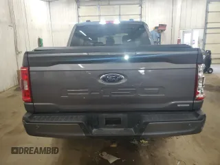 2022 Ford F-150 XL with VIN 1FTFW1E82NKF01075, listed as a Copart auction lot 51928525 with 45,342 mi miles and Salvage Title. Bid and sale history available at DreamBid. Image 6.