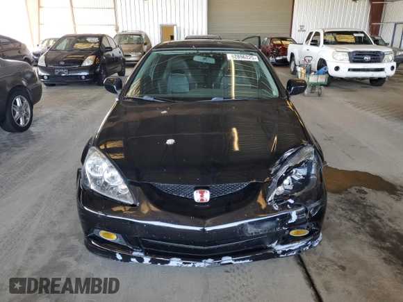 2006 Acura RSX with VIN JH4DC54806S023165, listed as a Copart auction lot 62896225 with 201,395 mi miles and Salvage title. Bid and sale history available at DreamBid. Image 5.