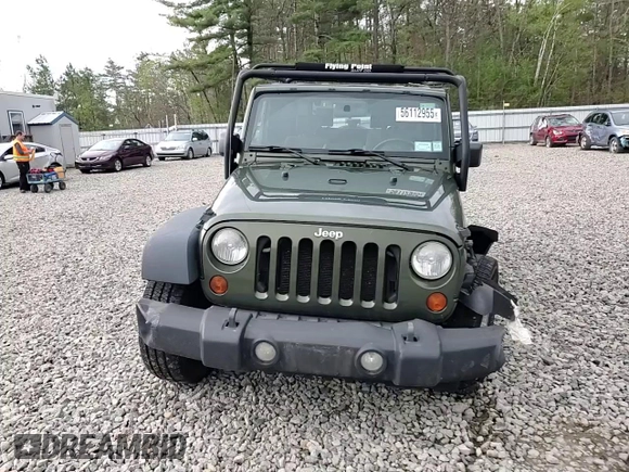 2008 Jeep Wrangler X with VIN 1J4FA24188L638183, listed as a Copart auction lot 56112955 with 112,438 mi miles and Salvage title. Bid and sale history available at DreamBid. Image 14.