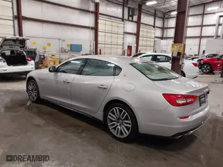 2015 Maserati Quattroporte S Q4 with VIN ZAM56RRA9F1131009, listed as a IAAI auction lot 41632708 with 83,020 mi miles. Bid and sale history available at carsss.com. Image 3.
