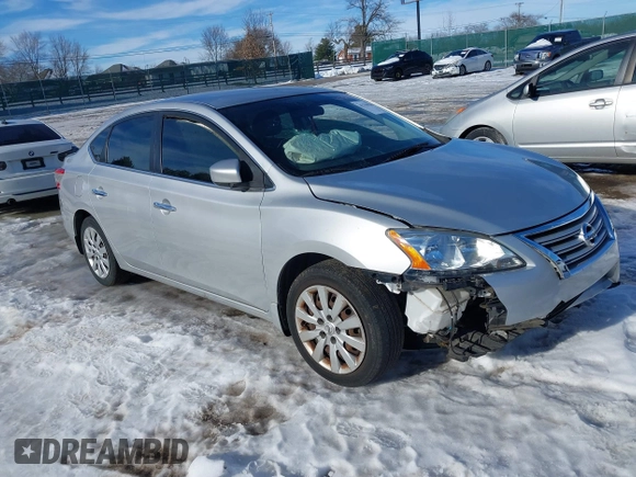 2015 Nissan Sentra S with VIN 3N1AB7AP9FY229488, listed as a IAAI auction lot 41329563 with 94,099 mi miles and . Bid and sale history available at DreamBid. Image 1.