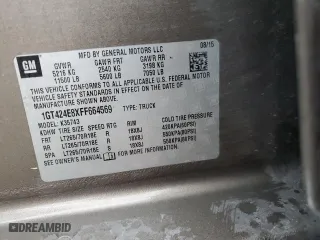2015 GMC Sierra 3500HD Denali with VIN 1GT424E8XFF664569, listed as a Copart auction lot 50559725 with 178,919 mi miles and Salvage Title. Bid and sale history available at carsss.com. Image 13.